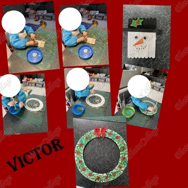 Couronne et Bonhomme de neige