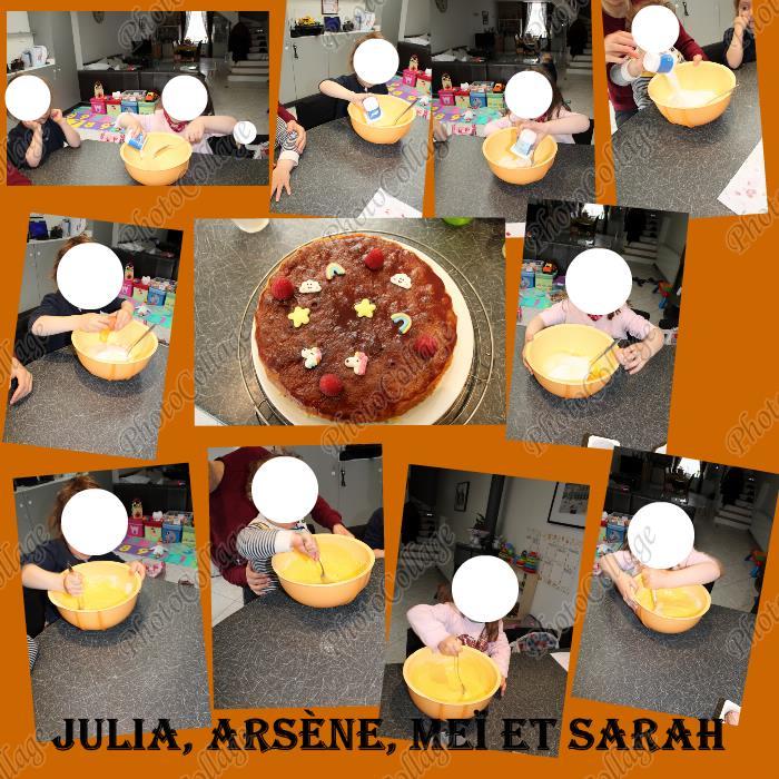Préparation du gâteau